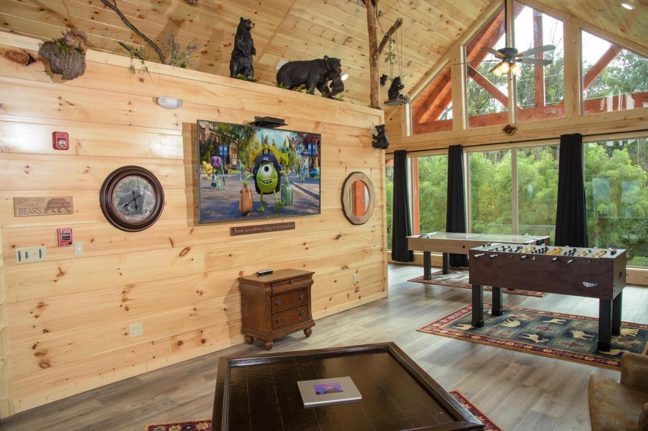 Mansion In The Sky Cabin แกตลิงเบิร์ก ภายนอก รูปภาพ